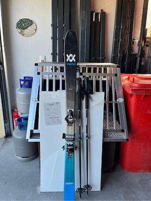 Skitouren-Set komplett   Völkl Rise 80 (150 cm) + Fischer Travers TS + Felle + Stöcke Bild 2