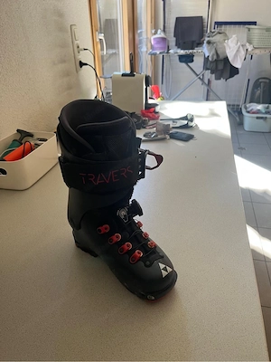 Skitouren-Set komplett   Völkl Rise 80 (150 cm) + Fischer Travers TS + Felle + Stöcke Bild 4