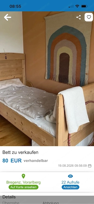 Antikes Bett