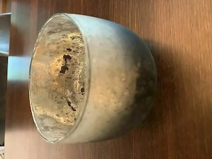 Glasfaser, Teelicht, Übertopf