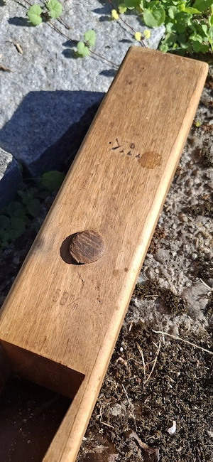 antiker Holzhobel  Bild 3