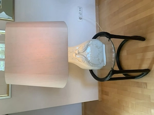 Stehlampe mit Porzellanfuß Bild 2