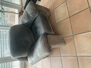 Leder Couch mit 2 Sesseln  und einer 2 er Bank