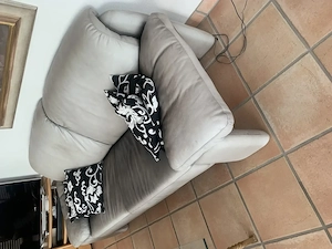 Leder Couch mit 2 Sesseln  und einer 2 er Bank Bild 2