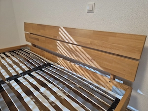 Massivholzbett Buche (180x200cm) mit verstellbaren Lattenrosten Bild 2