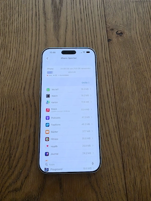 iPhone 17 Pro Max 256gb Weiss 100% Akku Garantie bis 05.2027 Bild 3