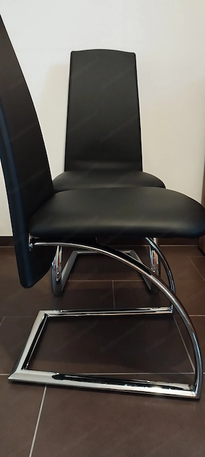 Schwingstühle schwarz Bild 3