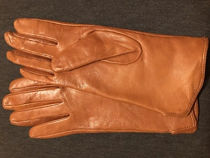 Senffarbe H&M Handschuhe Leder Gr. S Neuwertig  Bild 2