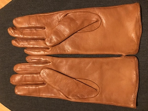 Senffarbe H&M Handschuhe Leder Gr. S Neuwertig  Bild 3