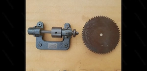 Antik, Kreissäge, Lagerbock, Transmision Bild 3