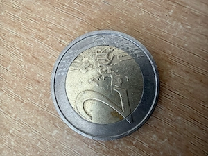 Relativ seltene 2 Euro Münze aus Belgien (2011) Bild 2