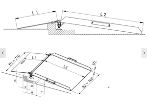 Rollstuhl-Rampe   -Brücke Bild 2