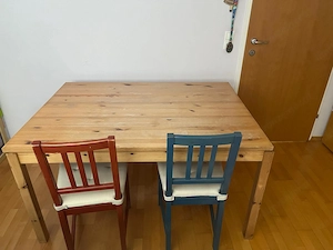 Vollholz - Tisch zu verkaufen Bild 2