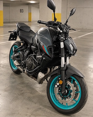 Yamaha MT-07 | EZ 2022 | nur 3.800 km | unfallfrei | Originalzustand Bild 2