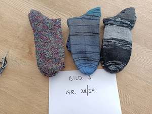 Wollsocken, handgestrickt Bild 4