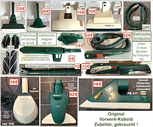 Vorwerk Kobold Zubehör Schlauch...ab 5 