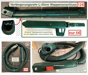 Vorwerk Kobold Zubehör Schlauch...ab 5  Bild 9