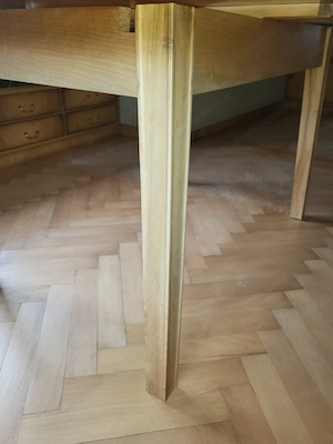 Tisch -Untergestell- Echtholz - Länge 3x variabel ausziehbar ! Bild 2