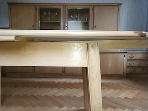 Tisch -Untergestell- Echtholz - Länge 3x variabel ausziehbar ! Bild 5