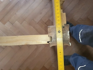 Tisch -Untergestell- Echtholz - Länge 3x variabel ausziehbar ! Bild 6