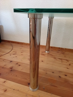 Couchtisch mit Glasplatte Bild 3