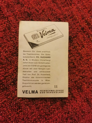 Trachtenbilder von Suchard  Bild 4