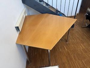 Tischbeine inkl. Tischplatte Chrom vier Stück Bild 4