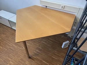 Tischbeine inkl. Tischplatte Chrom vier Stück Bild 5