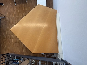 Tischbeine inkl. Tischplatte Chrom vier Stück Bild 6