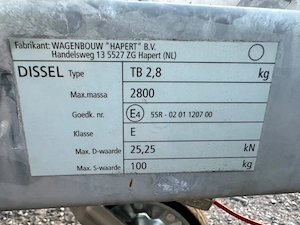 Anhänger Hapert Sapphire Koffer 2700kg.EZ-03 2024 TOP !!! Bild 9