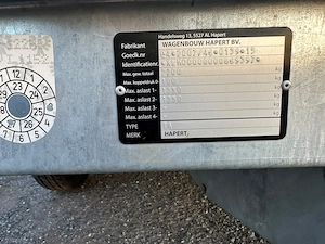 Anhänger Hapert Sapphire Koffer 2700kg.EZ-03 2024 TOP !!! Bild 10