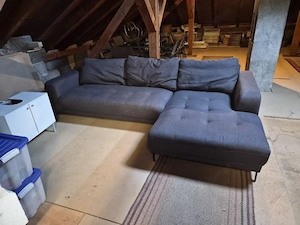 Ecksofa (Couch) der Marke MADE in Grau