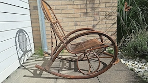 Schaukelstuhl Bambus  Bild 2