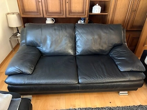 Leder-Couchgarnitur Zwei- und Dreisitzer Bild 4