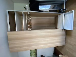 IKEA PAX Kasten 150 cm mit HASVIK Schiebetüren zu verschenken   Bregenz, Selbstabbau Bild 6