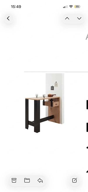 Bartisch - Maße siehe Fotos Bild 2