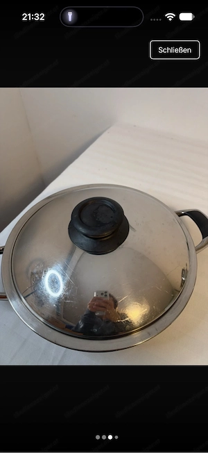 Servierpfanne   Schmorpfanne Edelstahl   Induktion   Top! Bild 2