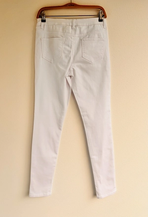 Weiße Damen Skinny Hose von Broadway Bild 3