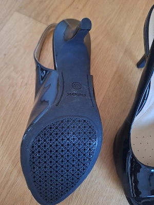 Geox Damen Pumps   Schwarz Lack   Gr. 40   nur 1  getragen Bild 4