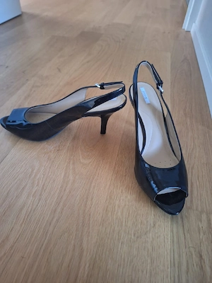 Geox Damen Pumps   Schwarz Lack   Gr. 40   nur 1  getragen Bild 2