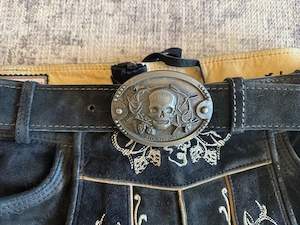 Herren Lederhose Gr.48 schwarz Sex Tracht & Rock 'n' Roll Bild 3