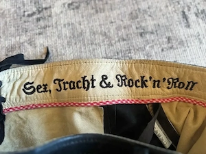 Herren Lederhose Gr.48 schwarz Sex Tracht & Rock 'n' Roll Bild 5