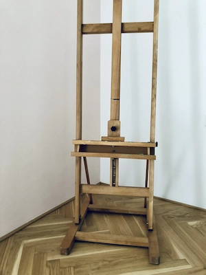 Hochwertige robuste Staffelei für große Bilder und Leinwände Bild 2
