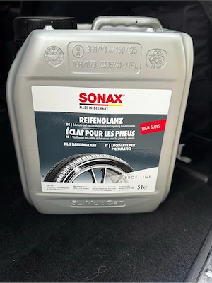 SONAX PROFILINE ReifenGlanz 5L   ca. 4,8 Liter Restmenge (Autopflege) Beschreibung: