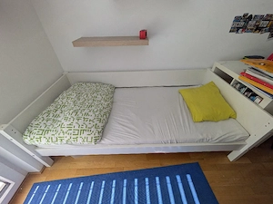 FLEXA Bett, weiß, Vollholz, 90x200 Bild 3