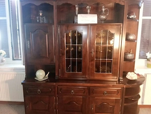 Vitrine Anrichte Vollholz