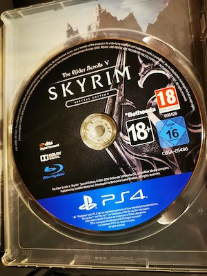 Skyrim PS4 steelbook ohne Anleitung, PlayStation 4 Game  Bild 3