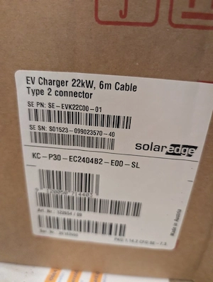 SolarEdge Smart Energy EV Charger   Wallbox 22 kW (6m Kabel)   Neu & Unbenutzt Bild 2