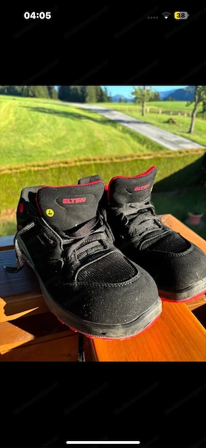Elten Sicherheitsschuhe Maddox Black-Red Bild 4