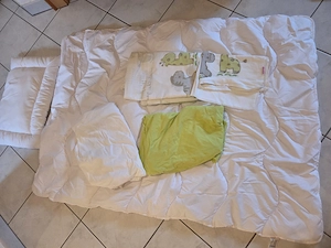 Kinderbettwäsche mit Zudecke und Kissen